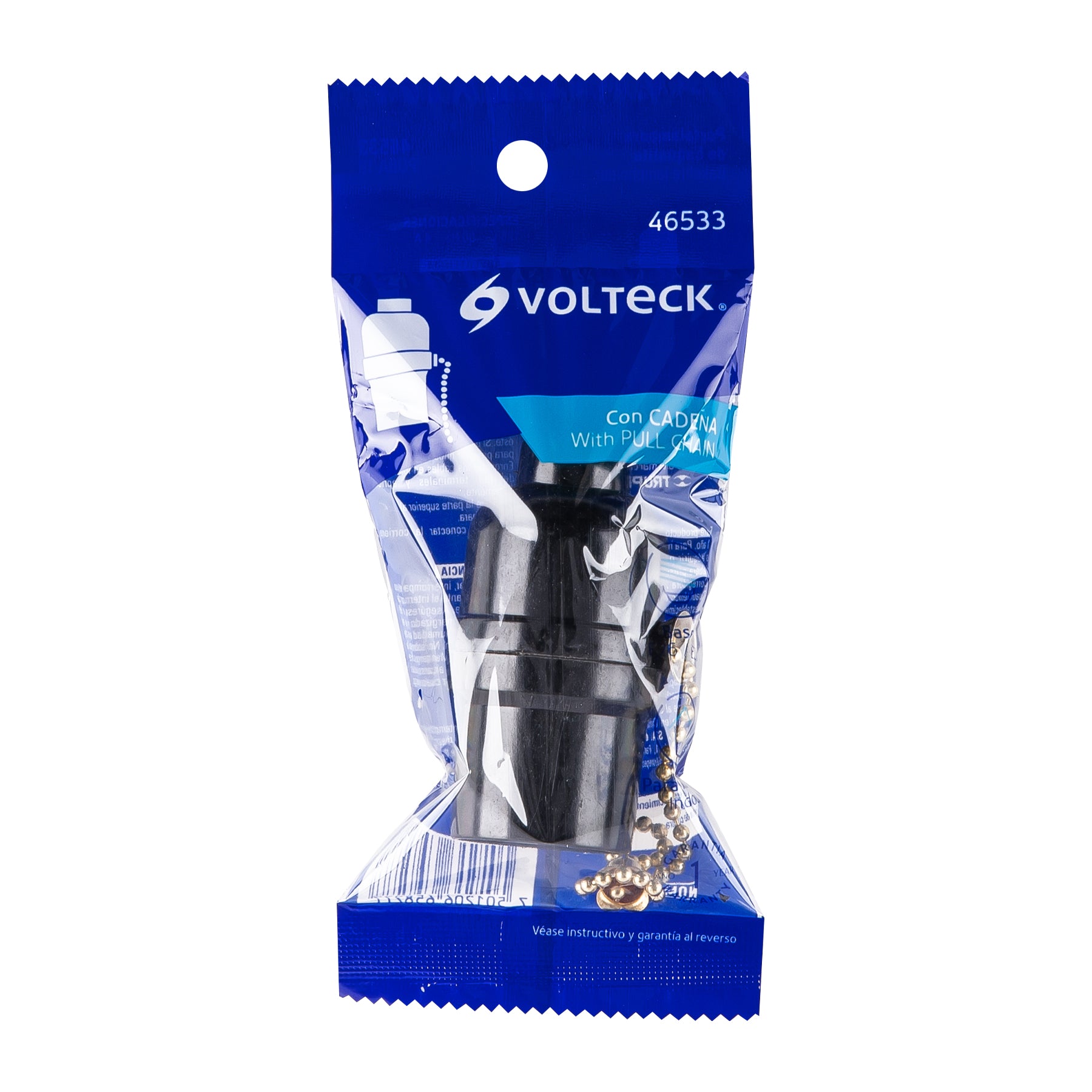 Portalampara Baquelita con Cadena Volteck