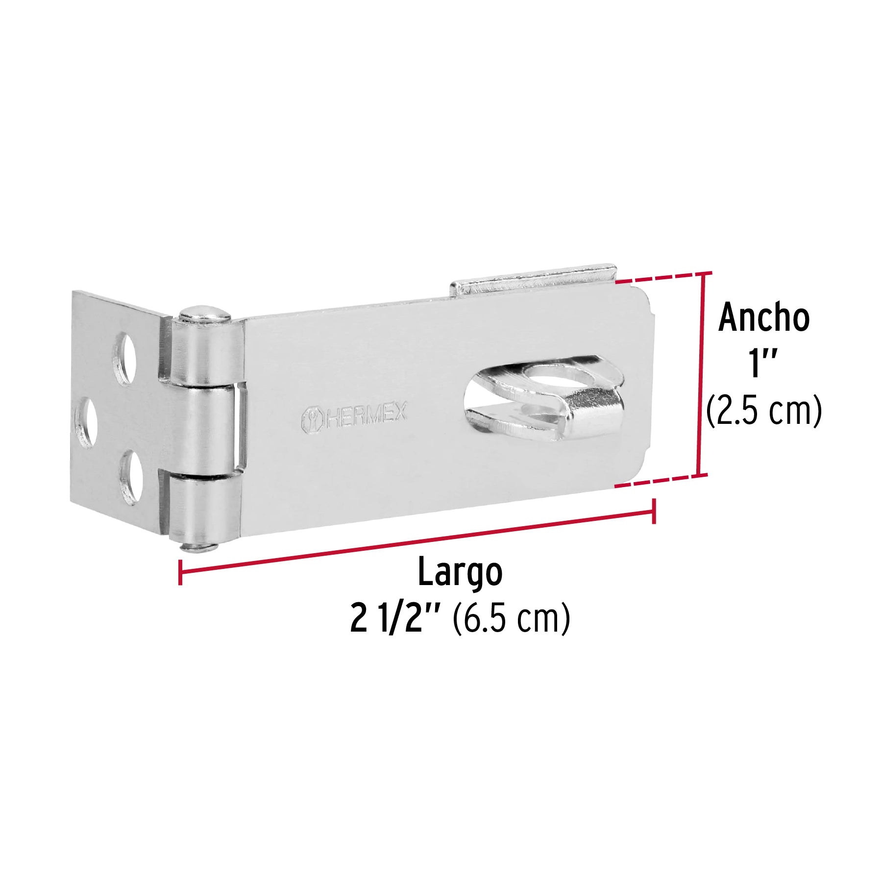 Portacandado de Acero 2"1/2 Hermex