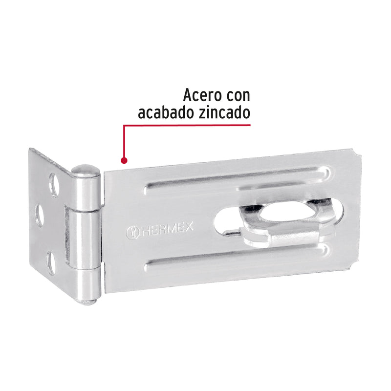 Portacandado de Acero 3"1/4 Hermex