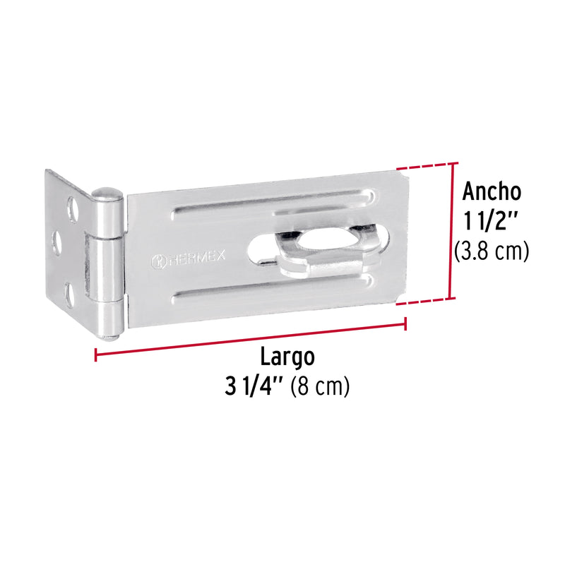 Portacandado de Acero 3"1/4 Hermex