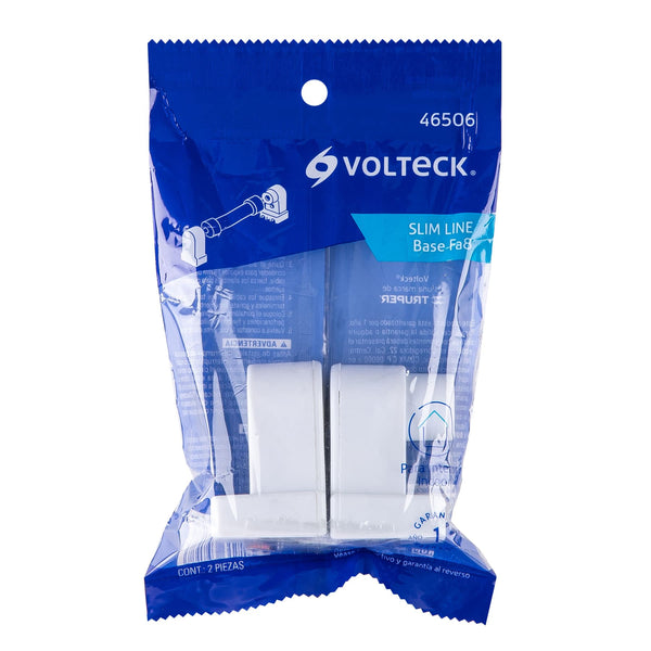 Portalamparas para Tubo LED y Fluorescente Base FA8 Volteck Bolsa 2 Piezas
