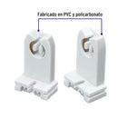 Portalampara Base G13 Bipin para Tubo de LED 2 Piezas Volteck