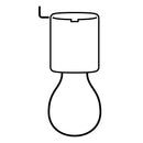 Portalampara de Porcelana Soporte Tipo Escuadra Volteck