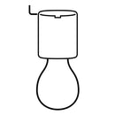 Portalampara de Porcelana Soporte Tipo Niple Volteck