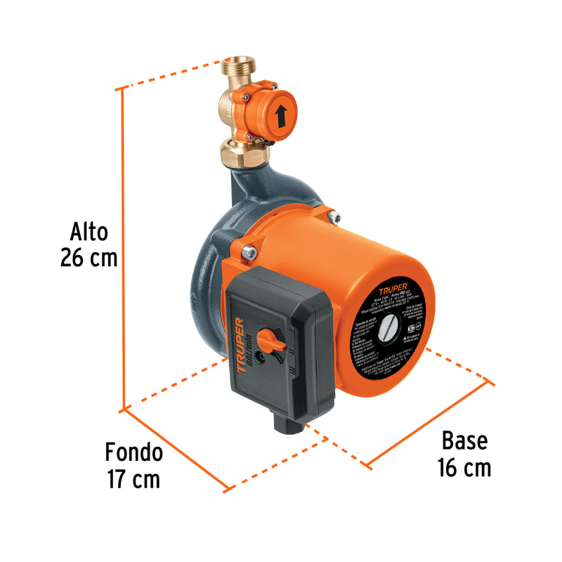 Bomba Presurizadora para Agua 1/3 HP con Sensor Regulable Truper