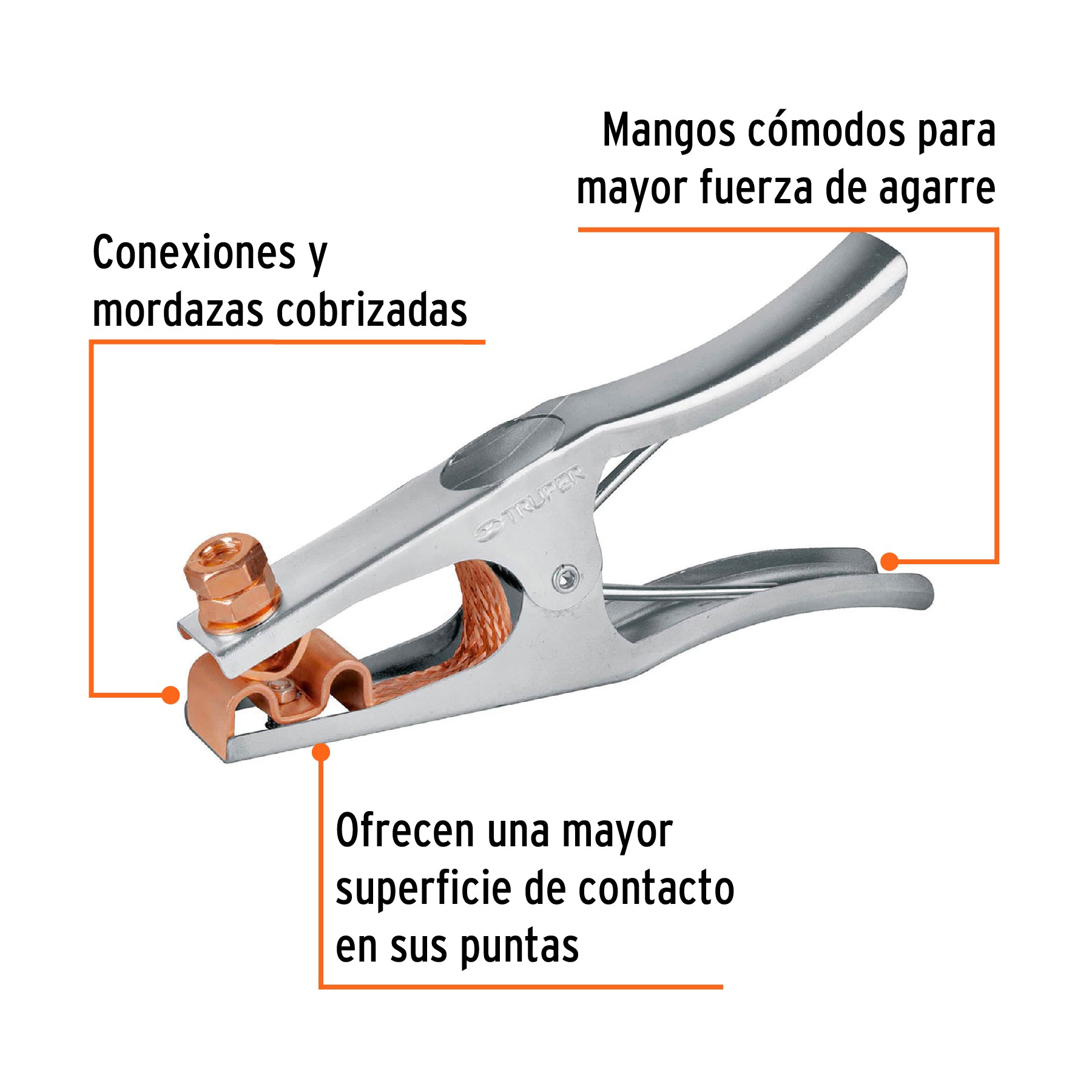 Pinza para Tierra 300 A Truper