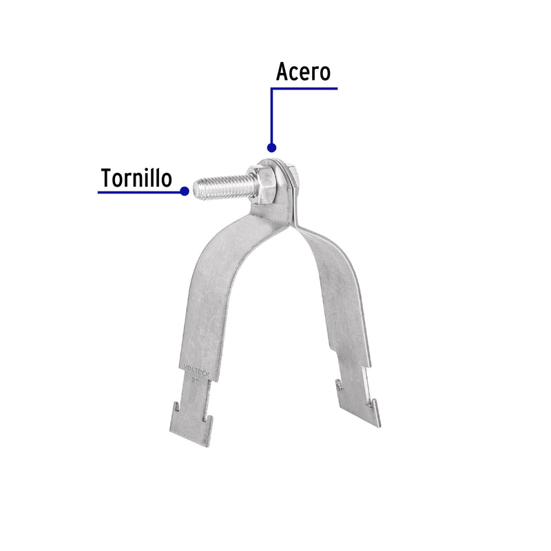 Abrazadera Unicanal Volteck 2" (50 mm)