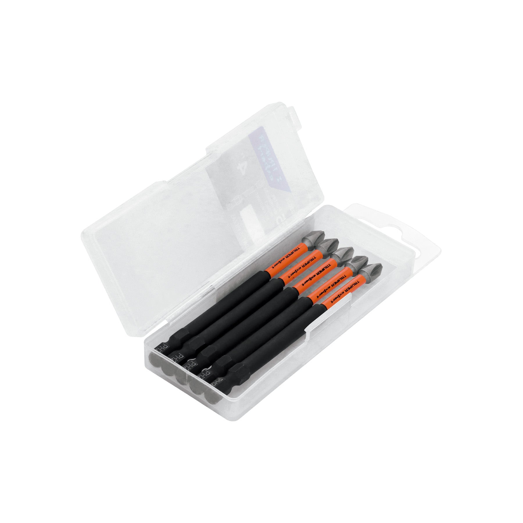 Puntas de Cruz PH2 X 4" de Impacto Truper Expert Estuche 5 Piezas