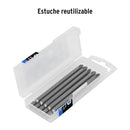 Puntas de Cruz PH2 X 4" Truper Estuche 5 Piezas