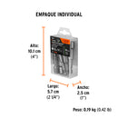 Dado Magnetico Hexagonal Zanco 1/4" Dado 3/8" Truper Estuche 5 Piezas