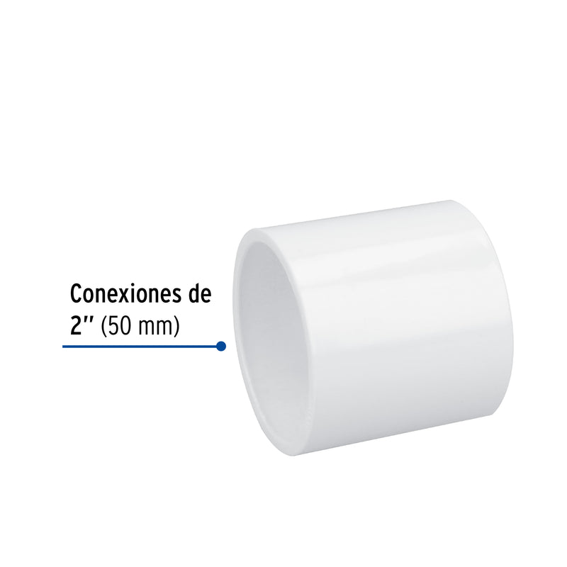 Cople PVC Hidraulico Saniflow 2" (50 mm)