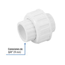 Tuerca Union PVC Hidraulico Saniflow  3/4" (19 mm)