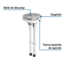 Boton Superior Universal para WC con Valvula Dual FOSET