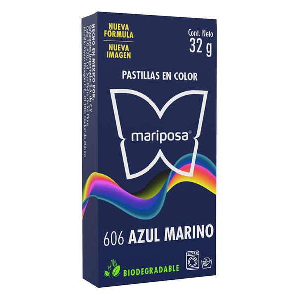 Colorante Mariposa Azul Marino 606