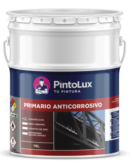 Primario Anticorrosivo Gris Pintolux 1 Litro