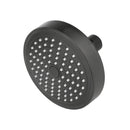 Regadera Redonda 4"1/4 de ABS Foset Basic Negro