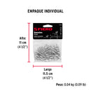 Remache 42 de 1/8" X 1/8'' Fiero Bolsa con 50 Piezas