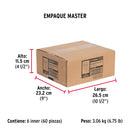 Remache 42 de 1/8" X 1/8'' Fiero Bolsa con 50 Piezas