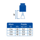 Regadera Cuadrada 2" Brazo y Chapeton Foset Aqua