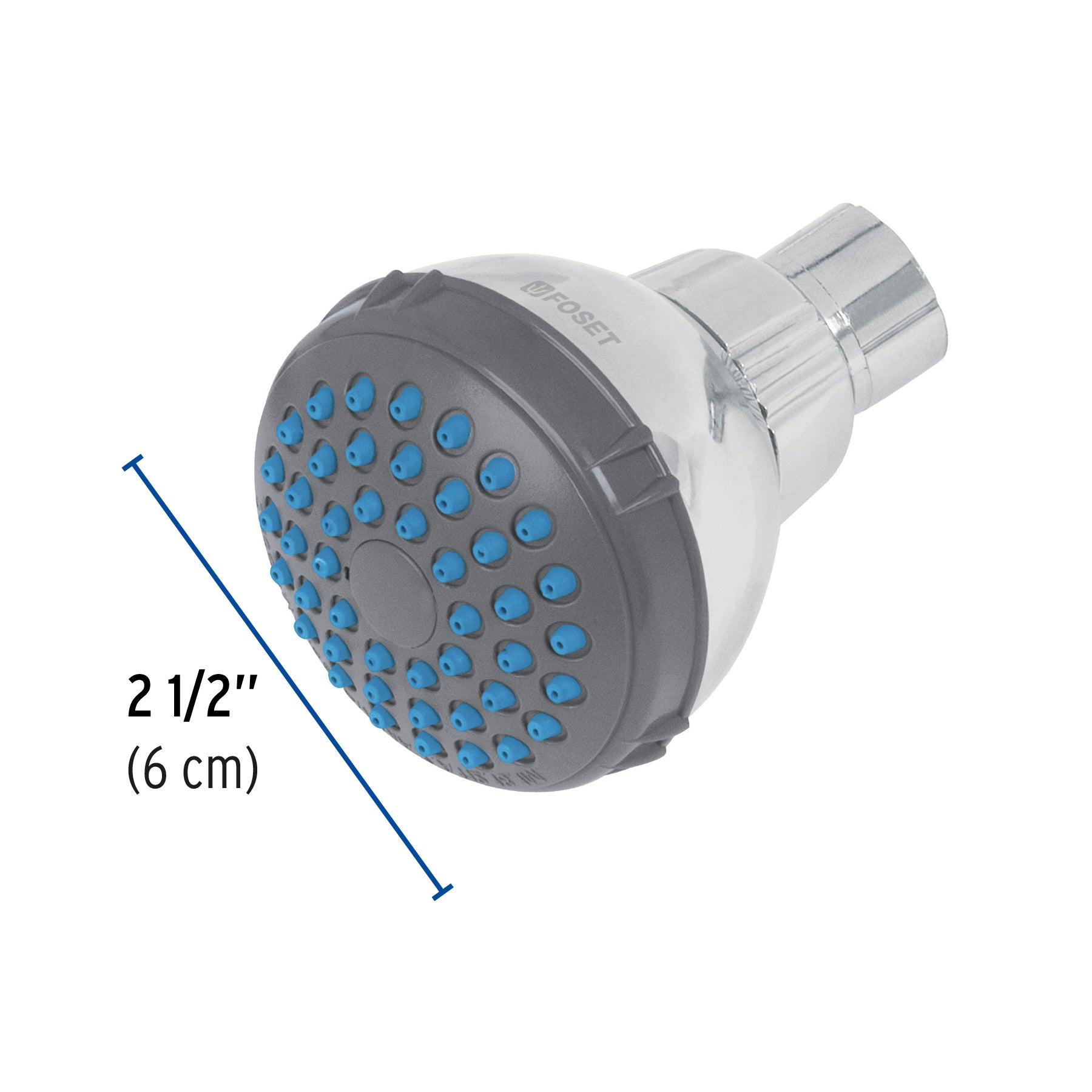 Regadera Redonda de ABS 2"1/2 Foset Basic