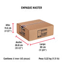 Remache 56 de 5/32" X 3/8'' Fiero Bolsa con 50 Piezas