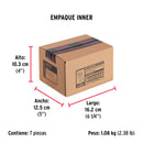 Remache Ala Ancha 66 de 3/16" X 3/8'' Fiero Bolsa con 50 Piezas