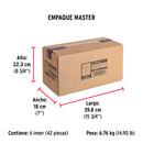 Remache Ala Ancha 66 de 3/16" X 3/8'' Fiero Bolsa con 50 Piezas