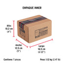 Remache Ala Ancha 68 de 3/16" X 1/2'' Fiero Bolsa con 50 Piezas