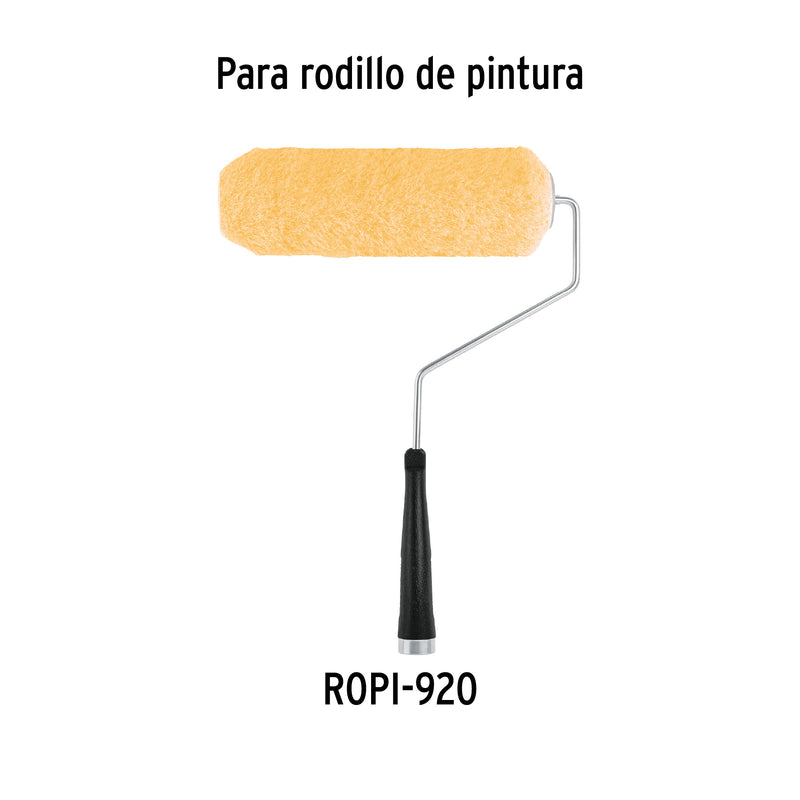 Felpa para Rodillo 9" x 3/4" Truper Superficies Rugosas