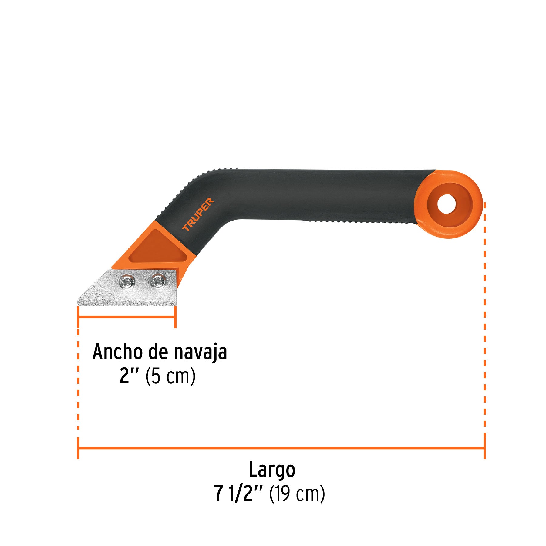 Raspador de Lechada con Cuchillas de 2" Truper