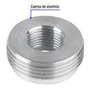 Reduccion Bushing de Aluminio 1"1/4 a 1/2" Volteck
