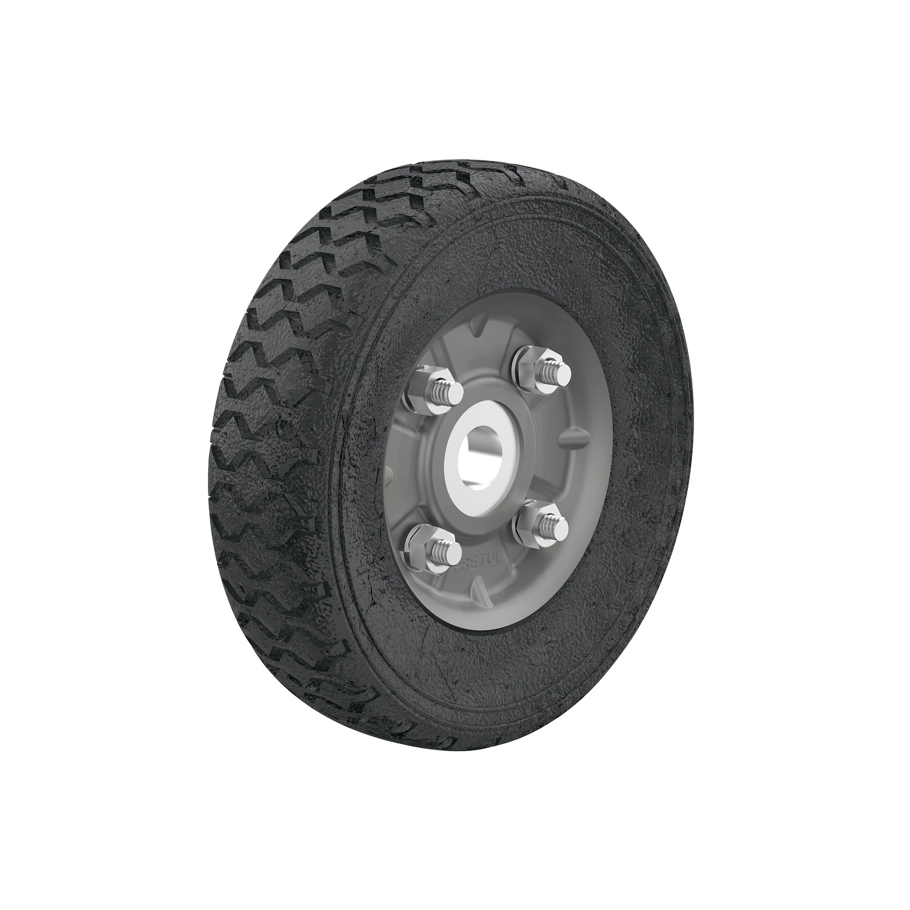 Rueda para Diablo Un Balero 6" Pretul
