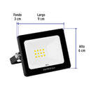 Reflector LED Ultra Delgado Volteck Luz Calida  10 Watts