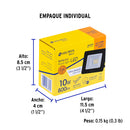 Reflector LED Ultra Delgado Volteck Luz Calida  10 Watts