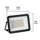 Reflector LED Ultra Delgado Volteck Luz Calida  50 Watts