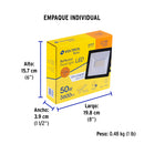 Reflector LED Ultra Delgado Volteck Luz Calida  50 Watts