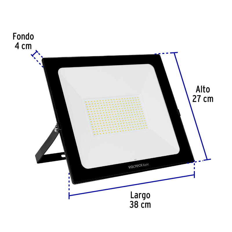 Reflector LED Ultra Delgado Volteck Luz de Dia 200 Watts