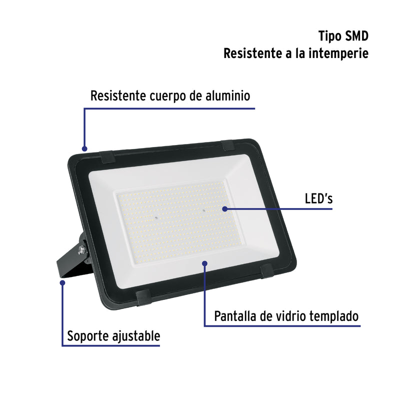 Reflector LED Ultra Delgado Volteck Luz de Dia 300 Watts