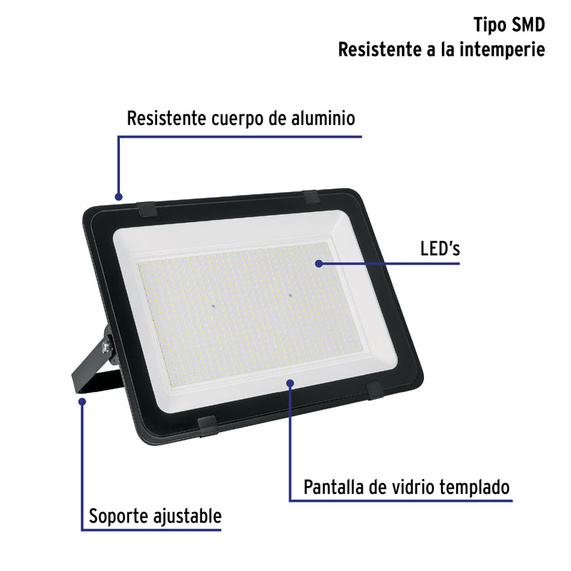 Reflector LED Ultra Delgado Volteck Luz de Dia 400 Watts