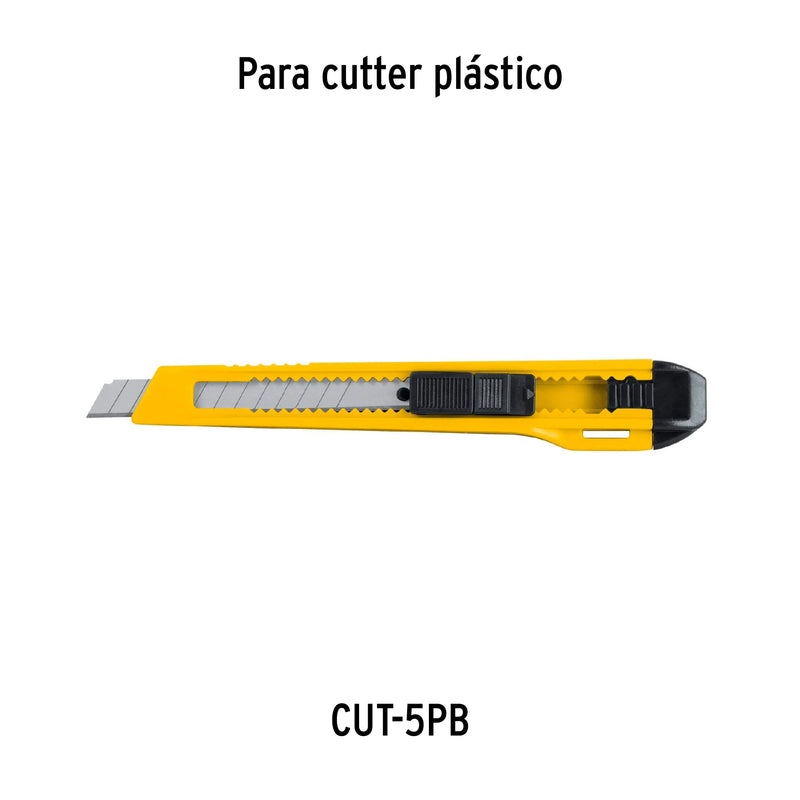 Repuestos para Cutter de  9 mm SK4 10 Piezas Truper