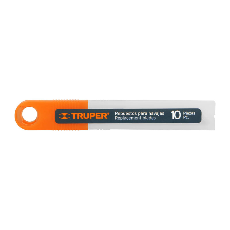 Repuestos para Cutter de  9 mm SK4 10 Piezas Truper