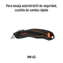 Cuchillas para Acrílico para NV-7X y NM-6 Dispensador con 10 Piezas Truper