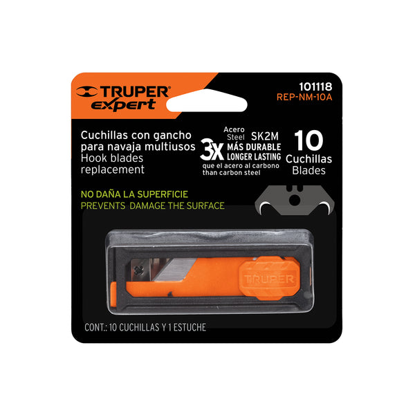 Cuchillas para Acrílico para NV-7X y NM-6 Dispensador con 10 Piezas Truper