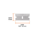 Navaja de 1 Filo para Raspador Truper 1 Pieza