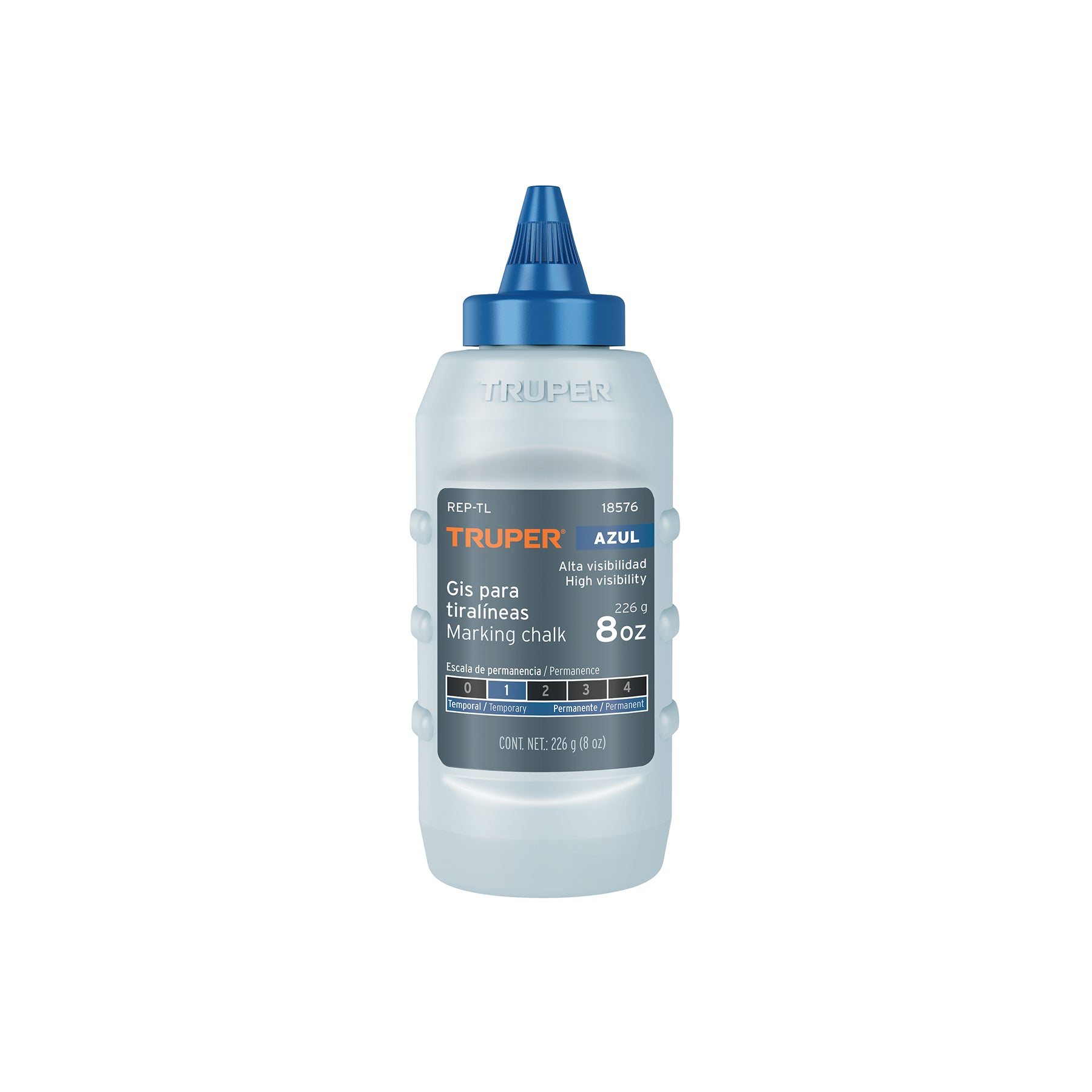Gis para Tiralíneas Alta Visibilidad 8 oz Truper Azul