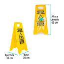 Letrero Plegable de Piso Mojado Klintek
