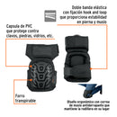 Rodilleras de EVA y Gel con Correa para Muslo Truper