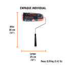 Rodillo para Pintar 9" x 1"1/4 Superficies Extra Rugosas Truper