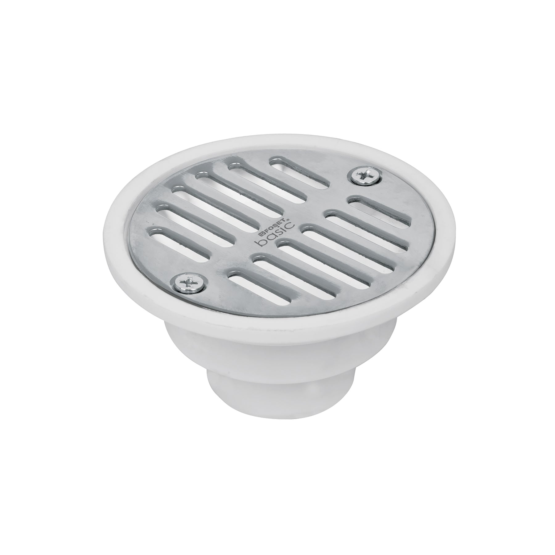 Coladera PVC Sanitario Ranurada 3"3/4 Foset Basic