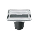 Coladera Cuadrada Acero Inoxidable 4" X 4" FOSET AQUA